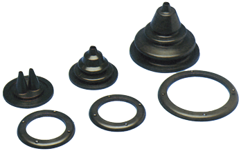 Allpa Steering Cable Grommet & Ring, Cut Out Size Ø71mm, Outer Ø105mm, H=70mm - 001060 72dpi - 9001060
