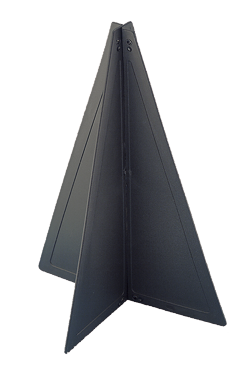 Allpa Plastic 2-Piece Cone, 460x330mm, Black - 008004 72dpi - 9008004