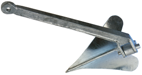 Allpa Galvanized Steel Plough Anchor, 5kg - 020050 72dpi - 9020050