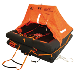 Allpa Coastal Life Raft Iso 9650-2, 4-Persons, In Container - 032310 72dpi - 9032310