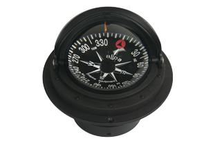 Allpa Compass Model 'Extreme', 4", Flush Mount Compass, 12/24v, Dial Ø100mm/5° - 035265 72dpi - 9035265