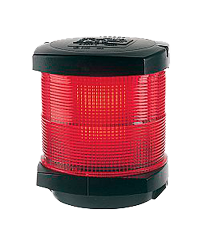 Hella Serie 2984 Signal Light, 12v/25w, 360°, Bsh-2nm, Black Housing With Red Lens - 041166 72dpi - 9041166