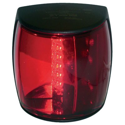 Hella Naviled-Pro Portside Light, 9-33v, 112.5°, Bsh-2nm, Black Housing With Red Lens - 041300 72dpi - 9041300