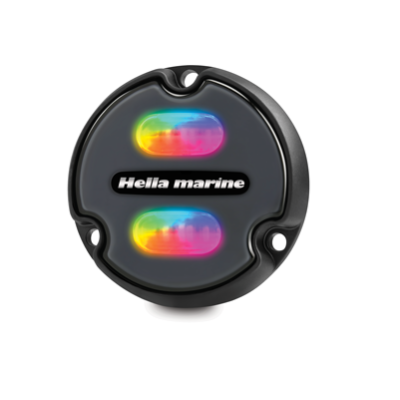 Hella Underwater Light Apelo A1, 15W, RGB Multi Color, 1800 lumen, 2.5m Cable, IP68/69, white face - 041562 72dpi - 9041562