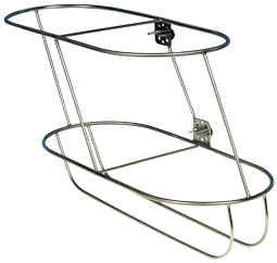 Allpa Stainless Steel Fender Basket, Oblique Model For 2 Fenders (Starboard), A=650mm, B=330mm (Comet 4) - 048740r 72dpi - 9048740R