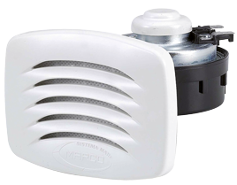 Allpa Electro-Magnetic Built-In Boat Horn With Plastic Grill (White), Single Tone, 12v (109db(A)-300 - 05042 72dpi - 905042
