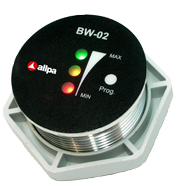 Allpa Battery Watch Monitor Model 'Bw-02', 7-32v, Ø35mm, 3-Way Monitoring With An Alarm - 056180 72dpi - 9056180