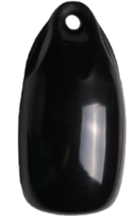 Allpa Fender Drop Model 'Dumpy', Ø150mm, L=300mm, Black (Size 1) (Inflatable With Ball Valve) - 059095 1 - 9059095