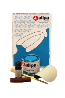 Allpa 2-Components Repair Kit For Neoprene-Hypalon Boats, Light Grey - 061105 - 9061105