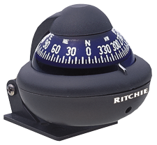 Ritchie Compass Model 'Sport X-10m', Bracket Mount Compass, 12v, Dial Ø50,8mm/5° - 067010 72dpi - 9067010