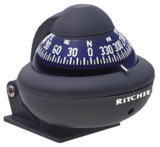 Ritchie Compass Model 'Sport X-10m', Bracket Mount Compass, 12v, Dial Ø50,8mm/5° - 067010 72dpi - 9067010