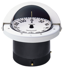 Ritchie Compass Model 'Navigator Fnw-201', Flush Mount Compass, 12v, Dial Ø114,3mm/5°, White - 067094 72dpi - 9067094