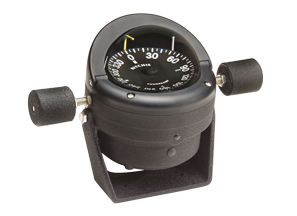 Ritchie Compass Model 'Helmsman Hb-845', 12v, Bracket Mount Compass, Dial Ø95mm/5°, Black - 067304 72dpi - 9067304