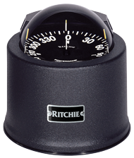 Ritchie Compass 'Globemaster Sp-5-B', 12/24/32v, Binnacle Mount, Ø127mm/2 Of 5°, Black (Pb & Sb) - 067350 72dpi - 9067350