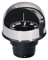 Ritchie Compass 'Globemaster Fd-500-X', 12/24/32v, Flush Mount, Ø127mm/2 Of 5°, Brass (Power) - 067372 72dpi - 9067372