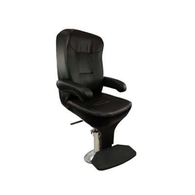 Allpa Boat Chair Package Model Mariner De Luxe Helmsman, Black, Height Adjustable Pedestal - 069146 72dpi - 9069146