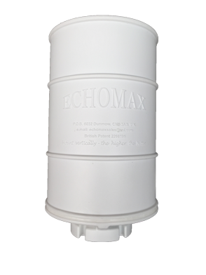 Allpa Echomax Em230 Midi Radar Reflector (Basemount) Without Stainless Steel Brackets, White - 070421 72dpi 1 - 9070421