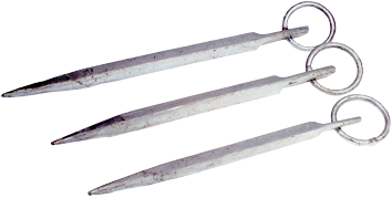 Allpa Zinc Steel Mooring Pin With Ring, L=285mm, Ø12mm - 072690 72dpi - 9072690