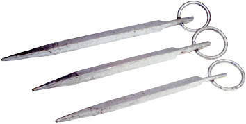 Allpa Zinc Steel Mooring Pin With Ring, L=350mm, Ø20mm - 072692 72dpi - 9072692