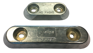 Allpa Zinc Anode For Bolt Mounting, Hole Pitch = 200mm (6kg) - 077860 9 - 9077862