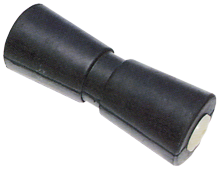 Allpa Keel Roller, L=190mm, Hole Ø16mm, Extra Heavy With Nylon Bushings (Moulded Rubber) - 078030 72dpi - 9078030