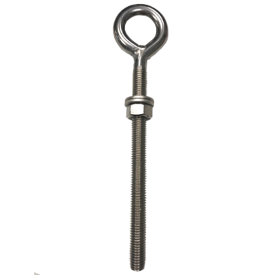 Allpa Stainless Steel Brass Plated Eye Bolt With Fixed Eye M-8, L=100mm - 078420 2 - 9078421