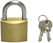 Allpa Brass Padlock With Stainless Steel Shackle, Dimensions 30x22mm - 078890 - 9078890