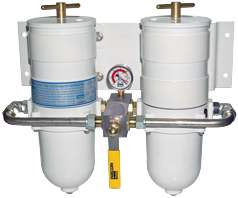 Racor Double Marine 'Turbine' Filter Ce-Approved With Metal Bowl, Switchable Dieselfilter - 079081 m 72dpi 1 - 9079081/M