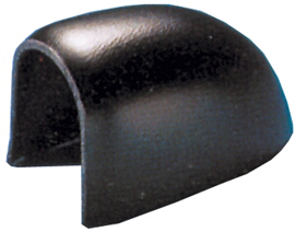 Allpa Plastic End-Cap For Fender Profile 'Radial 40', Black - 080302 72dpi - 9080302