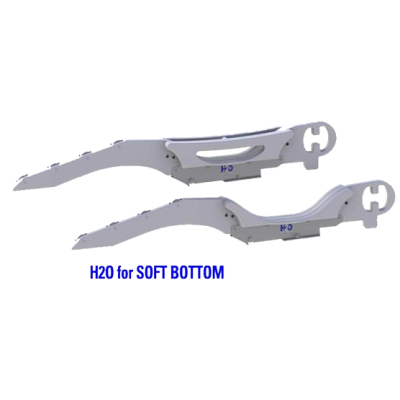 Hurley H2o Davit System 10" Mount Soft Bottom With Foot Plate To Permanently Mount To Swim Platform - 084624 72dpi - 9084624