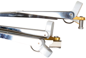 Allpa Stainless Steel Windshield Wiper Arms, L=350-450mm, Adjustable - 096545 72dpi - 9096545