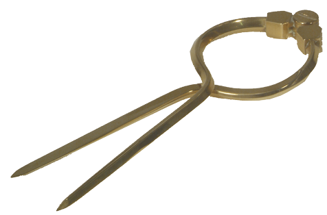 Allpa Chromed-Brass Bent Divider With Fixed Point, L=180mm, With Case - 139042 72dpi - 139042