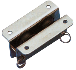 Allpa Stainless Steel Inlet Block Double, 8mm, Sheave Ø25mm, Breaking Load 560kg - 1518000 - 151800