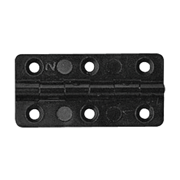 Polyamide Plastic Hinge, Rectangular Black, 30x60mm, 255° - 1616672 72dpi - 1616672