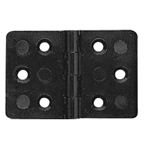 Polyamide Plastic Hinge, Rectangular Black, 60x40mm, 255° - 1616673 72dpi - 1616673