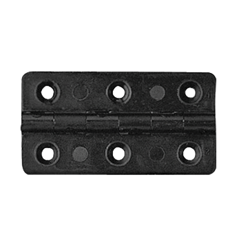 Polyamide Plastic Hinge, Rectangular Black, 40x75mm, 230° - 1616674 72dpi - 1616674