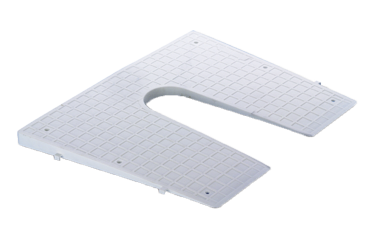 Allpa Transom Protection Pad Wedged, 450x360mm, White - 16195136 72dpi - 16195136