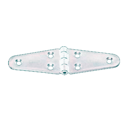 Polyamide Plastic Hinge, Double Oval White, 135x40mm, 270° - 1643673 72dpi - 1643673