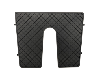 Allpa Transom Protection Pad, 450x360mm, W/Cleft, Black - 1645327 1 - 1645327