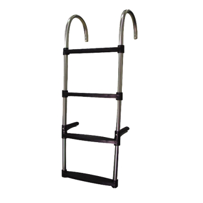 Swim Ladder Stainless Steel 4 Treads; Coastal Plastic Non-Skid Treads - 1650054 72dp - 1650054