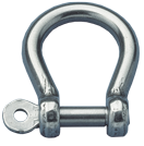 Allpa Stainless Steel Bow Shackle, A=Ø4mm, B=16mm, C=14mm, D=8mm (Breaking Load 750kg) - 281100 72dpi - 281100