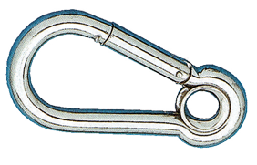 Allpa Stainless Steel Snap Hook With Eye, Ø8mm, H=80mm (Breaking Load 800kg) - 291500 72dpi - 291500