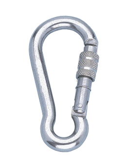 Allpa Stainless Steel Snap Hook With Screw Opening, Ø4mm, L=40mm (Breaking Load 240kg) - 292100 72dpi - 292100