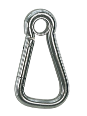 Allpa Stainless Steel Snap Hook With Eye And Extra Large Opening, Ø8mm, L=85mm - 294600 72dpi - 294600