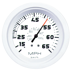 Allpa White Domed Tachometer 0-4000 Rpm (Diesel) - 31279e 72dpi - 31279E