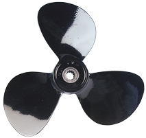 Radice 3-blade aluminum propeller for saildrive, 14" x 09", LH - 31409sdl al 72dpi - 31409SDL-AL