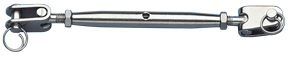 Allpa Stainless Steel Double Toggle Tubular Turnbuckle, Stay Ø2,5mm (Breaking Load 850kg) - 364900 72dpi - 364900