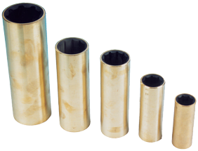 Allpa Neoprene Propeller Shaft Bearing (Brass) 1", Outer Size 1-1/2", L=4" - 418001 72dpi - 418001