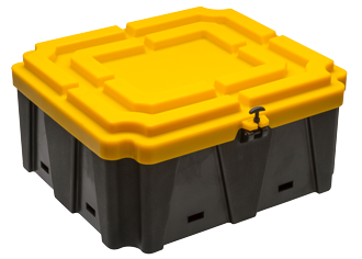 Allpa Battery Box Xxl 660x710x300mm (Boxsize)> 200ah Polypropylene-Fuel & Acid Proof Box - 480055 - 480055