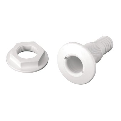 Allpa Plastic Drain Socket, 1-1/2"X38mm, White - 483180 72dpi - 483180